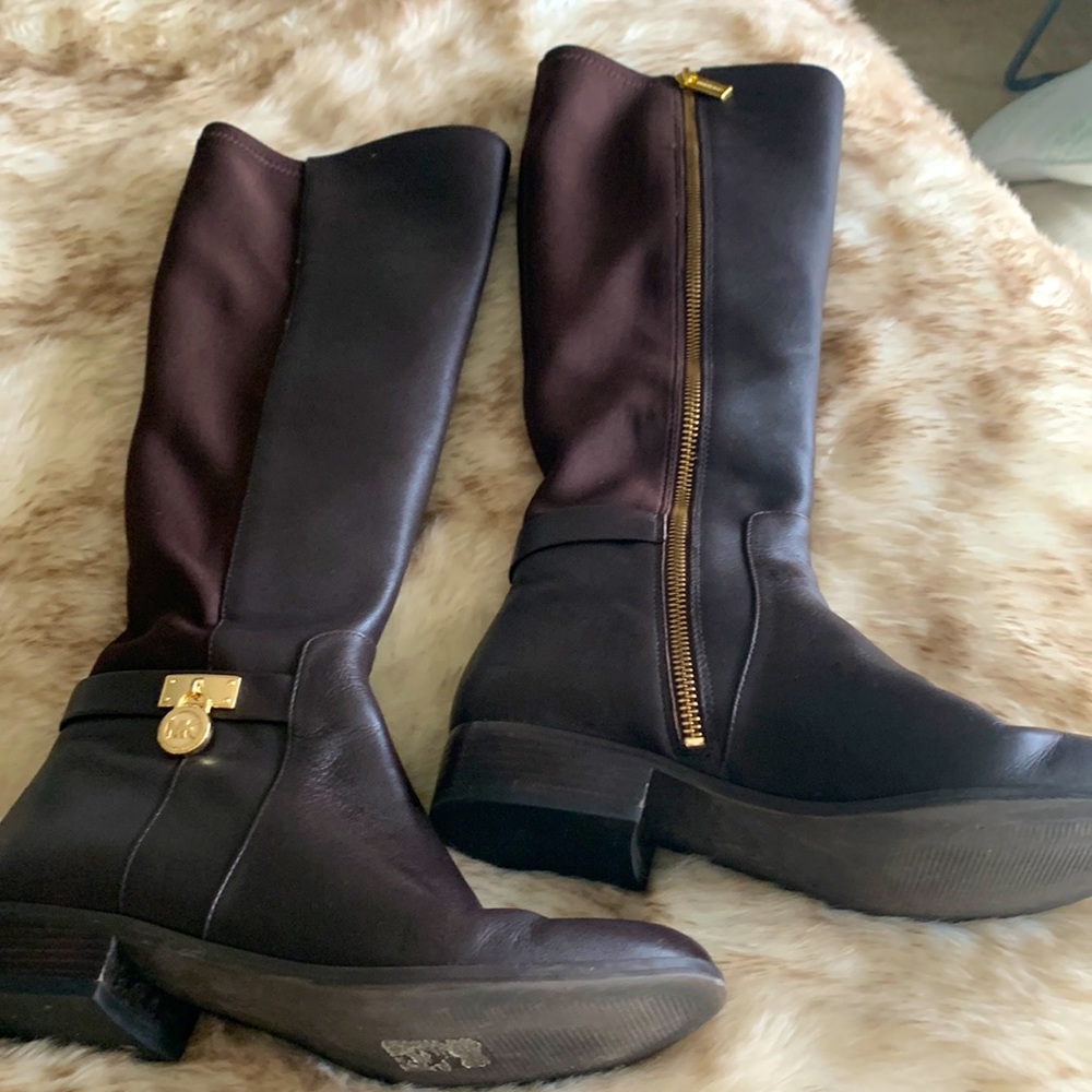 Michael Kors tall leather boots
